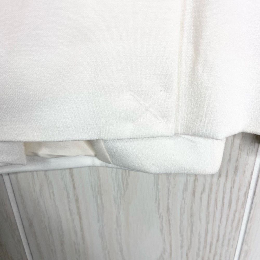 Lane Bryant Women's Cream Ruched Long Sleeve Perfect Drape Blazer Size 24 - Picture 3 of 6